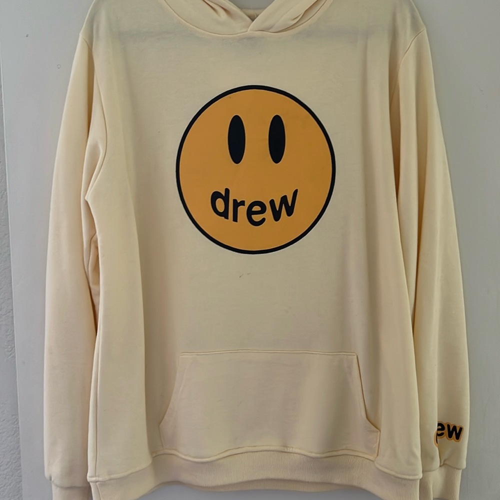 JUSTIN BIEBER DREW house pastel yellow hoodie